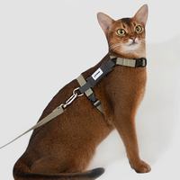 山谷貓貓工型胸背牽繩組(兩色)